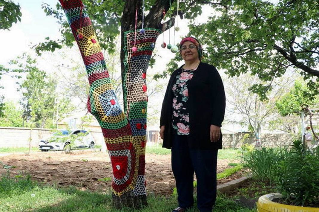 Evde sıkılanlara müjde: Bahçenizi böyle güzelleştirebilirsiniz! Elindeki iplerle bakın neler yaptı... 5
